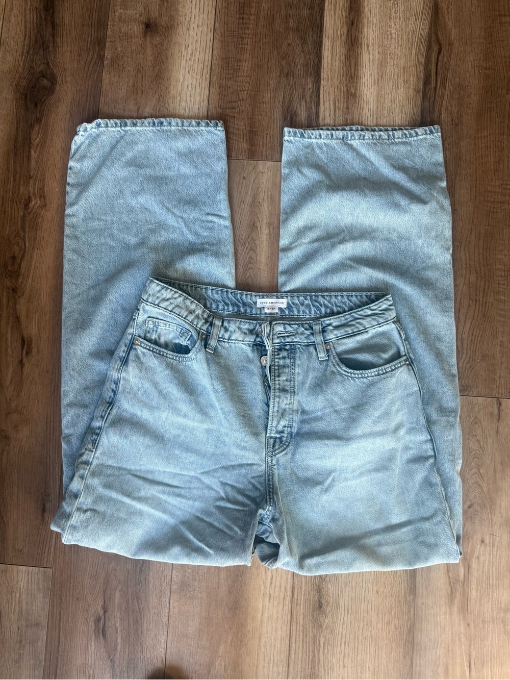 Good American weightless wide jeans size 4